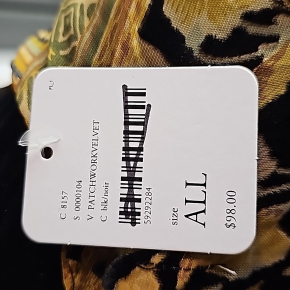 SOLD FREE PEOPLE Beguiled Patchwork Burnout Velvet Kimono NEW ONE SIZE - Picture 7 of 13